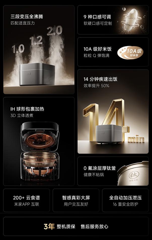 _小米智能电饭煲怎么使用教程_小米米家电饭煲怎么用视频