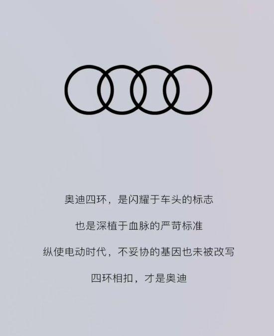 上汽奥迪E5 Sportback成都上市，新标‘AUDI’取代四环引热议