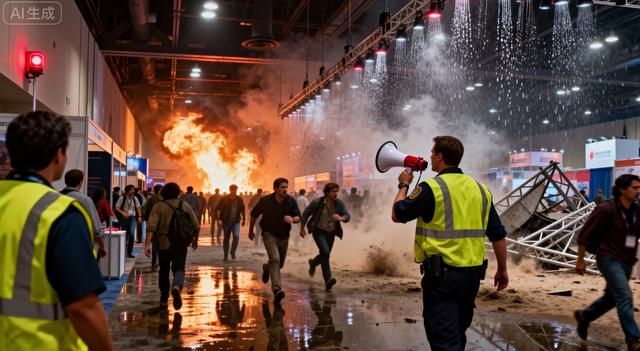 新能源车企商场展不再怕消防隐患！“自灭火地台” 火了