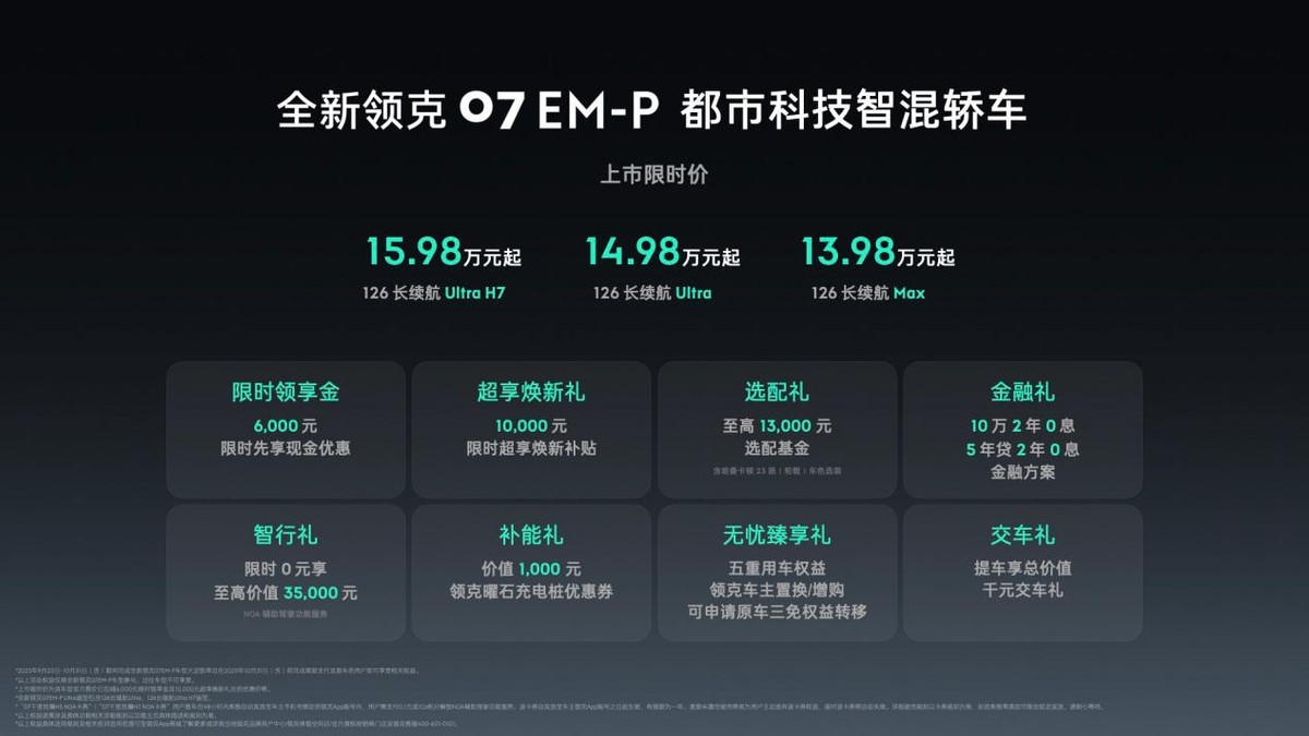 15万的领克07 EM-P你是头也不回，现在13万，还不赶紧抢？_15万的领克07 EM-P你是头也不回，现在13万，还不赶紧抢？_