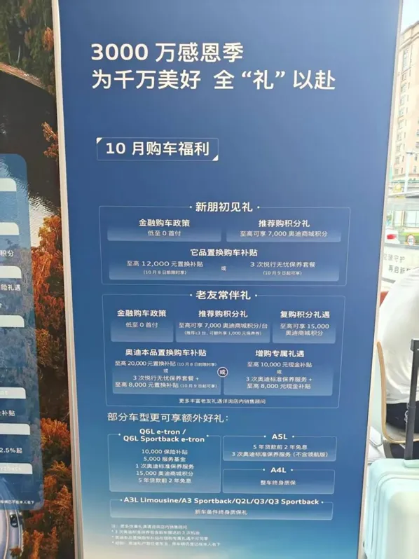 国庆车市观察：车价触底？七品牌促销力度收缩！