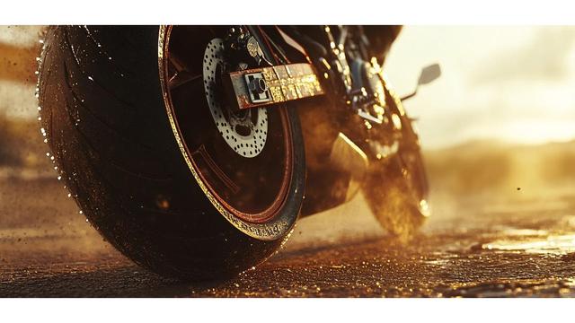 我把摩托车当祖宗供着，结果轮胎第一个躺平了