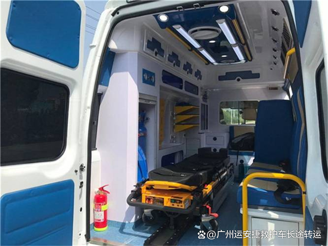 昆明到张家口长途救护车