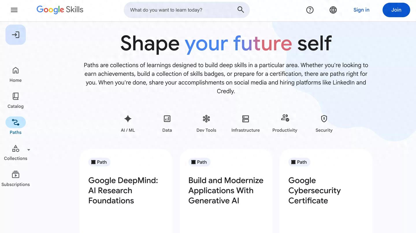 谷歌推出Google Skills：集成3000门课，培养数字时代必备技能