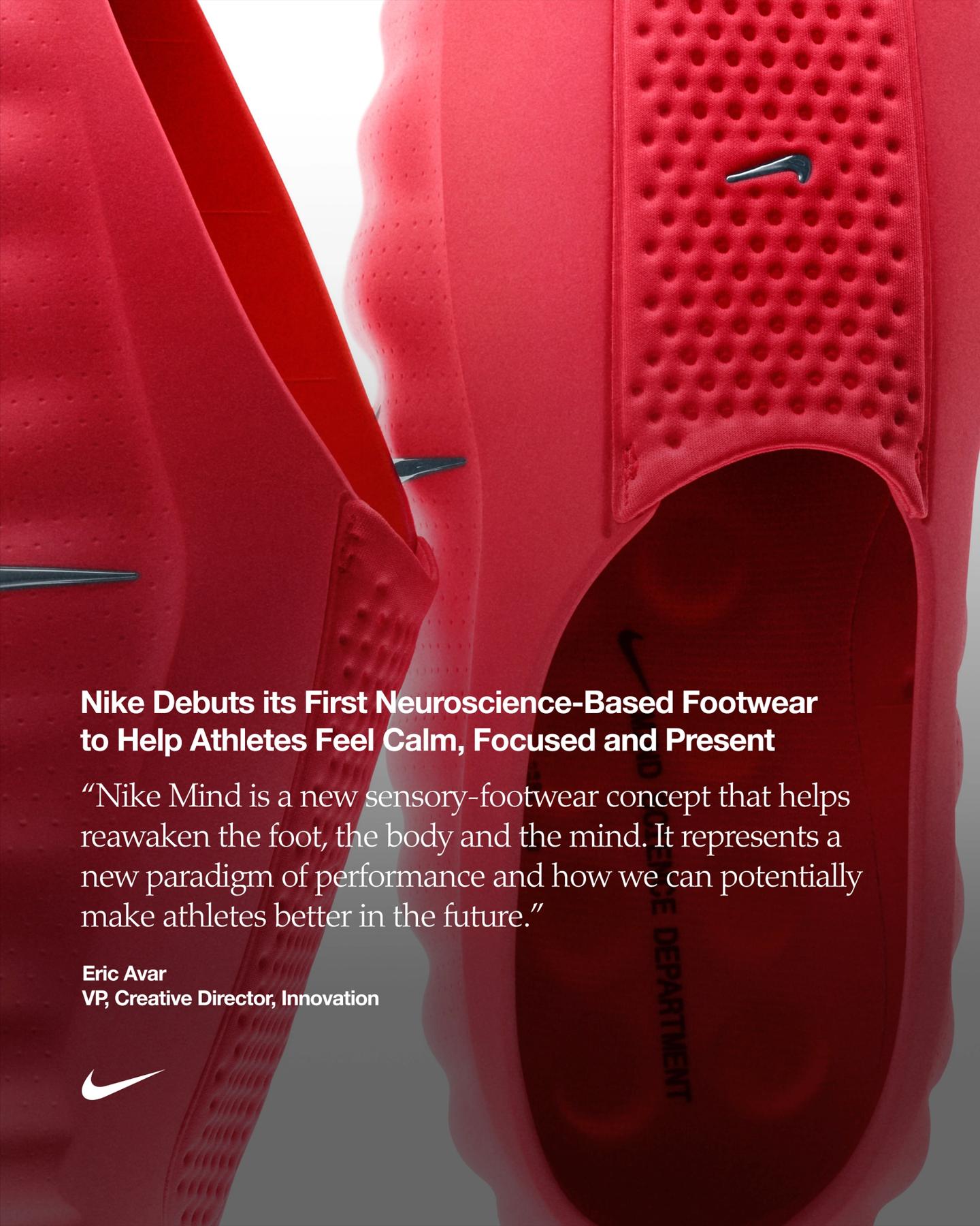 _耐克发布 Mind 系列概念鞋，鞋底藏着 22 个“大脑开关”_耐克发布 Mind 系列概念鞋，鞋底藏着 22 个“大脑开关”