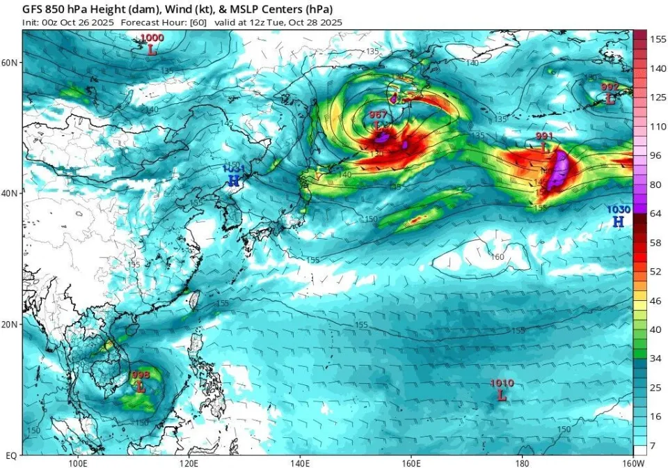 巅峰907百帕!GFS最新预报,11月初年度风王逼近华南
