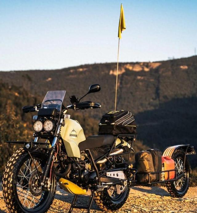 铁锹焊底盘？雅马哈变末日摩托，荒野穿越竟藏这波神操作