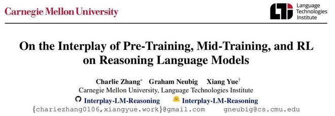 RL是「点金石」还是「挖掘机」?CMU 用可控实验给出答案_RL是「点金石」还是「挖掘机」?CMU 用可控实验给出答案_