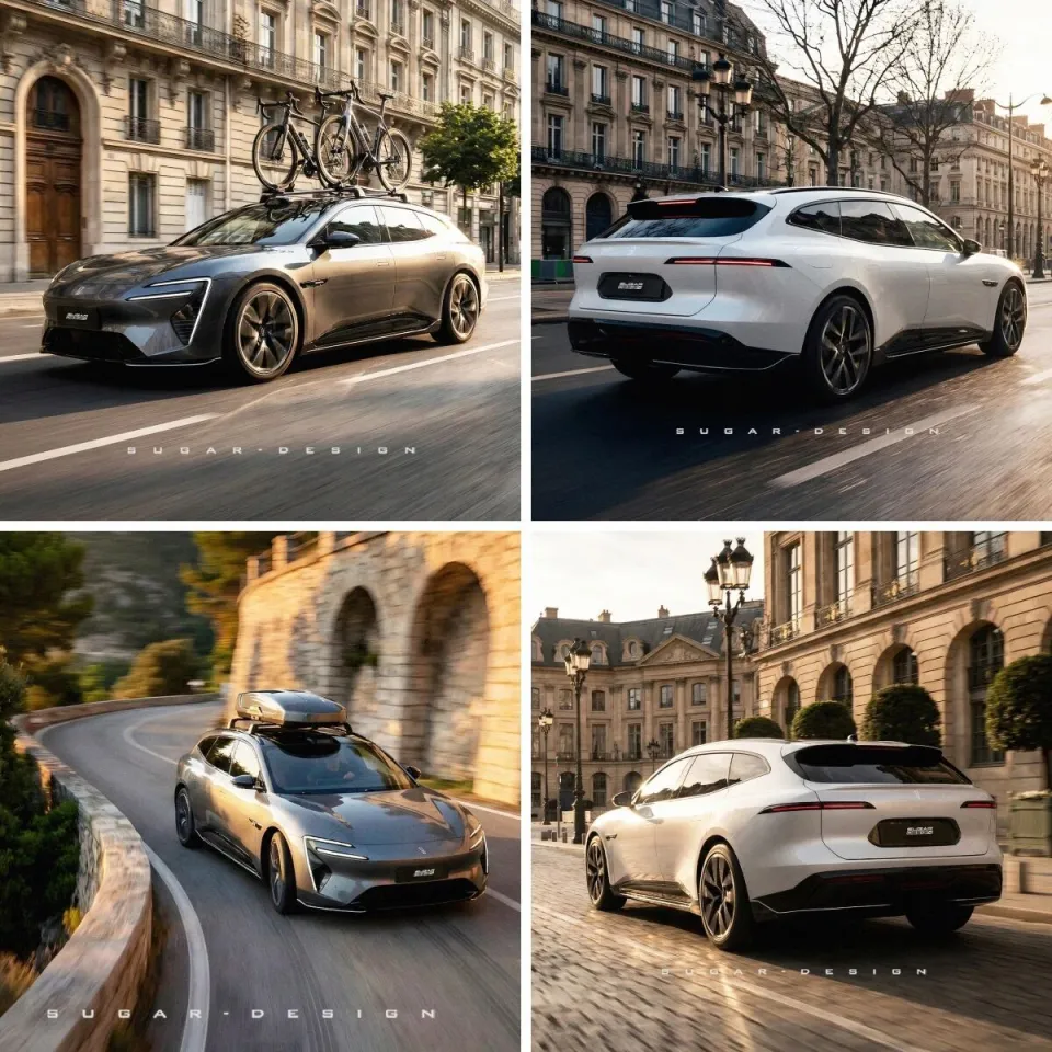 阿维塔06旅行版渲染提前看！颜值飙升，2026这是旅行车元年？