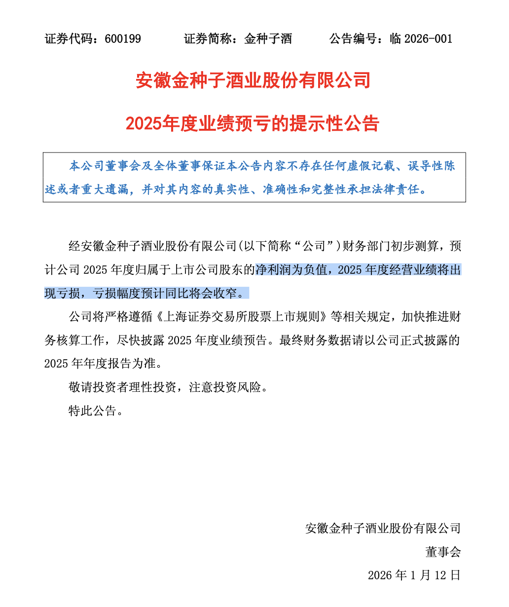 连亏五年，徽酒金种子掉队