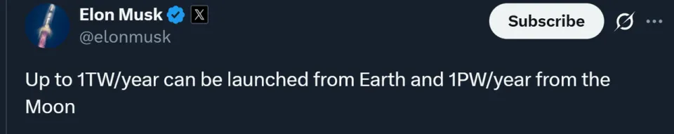 特斯拉、SpaceX、xAI合并，百万颗卫星建轨道数据中心，和马斯克的文明跃迁 | 笔记