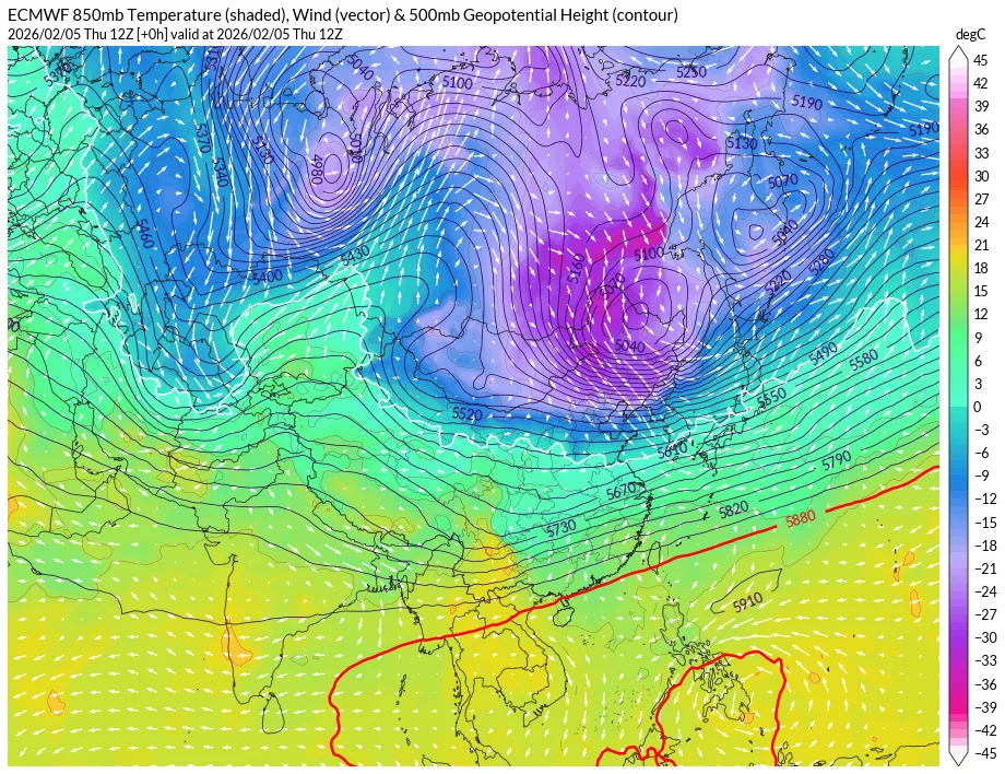 大范围回暖春节前到来，华南过年时要热哭？分析：大雨雪大降温可能性存在