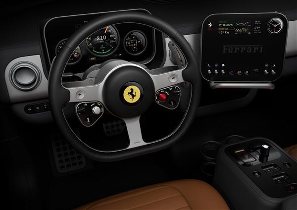 法拉利首款电动车Luce内饰公布：前Apple设计师操刀 满眼苹果风