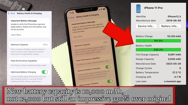 成功了!首款升级12000mAh电池的iPhone诞生:原来苹果是故意用小电池