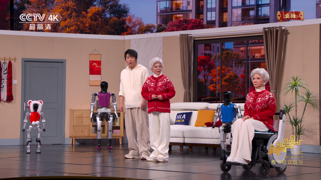 松延动力仿生人形机器人“蔡明”逼近真人