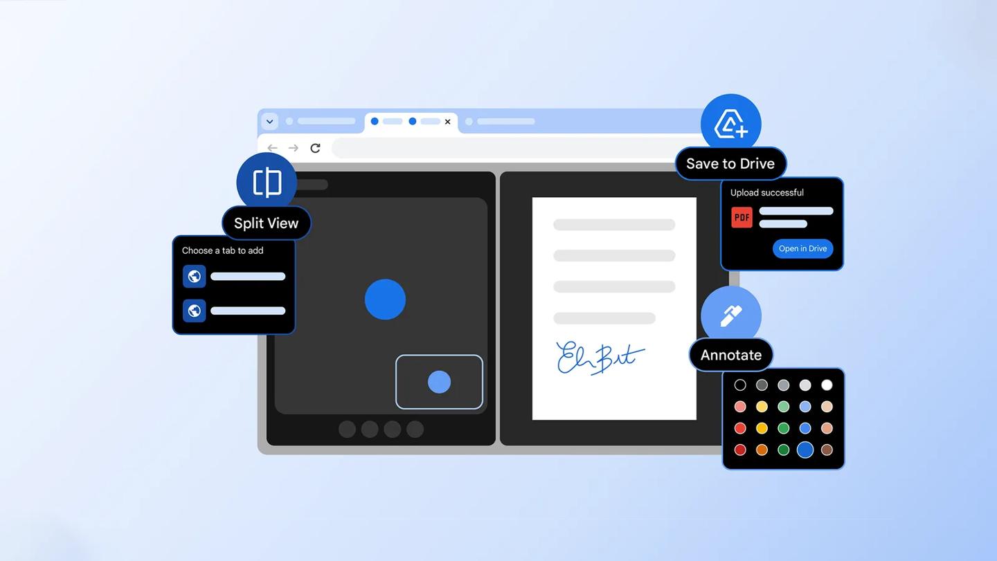 谷歌Chrome浏览器增强生产力：分屏视图与PDF注释功能上线_谷歌Chrome浏览器增强生产力：分屏视图与PDF注释功能上线_
