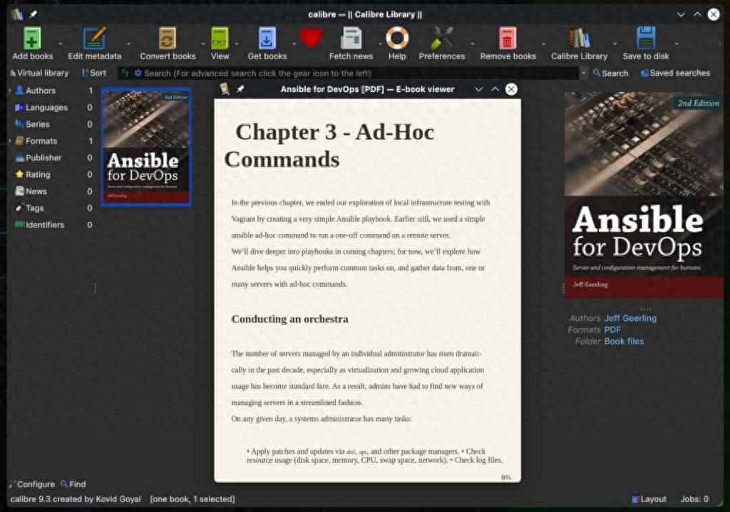 Calibre 9.3发布：修复汉王N10元数据文件传输问题