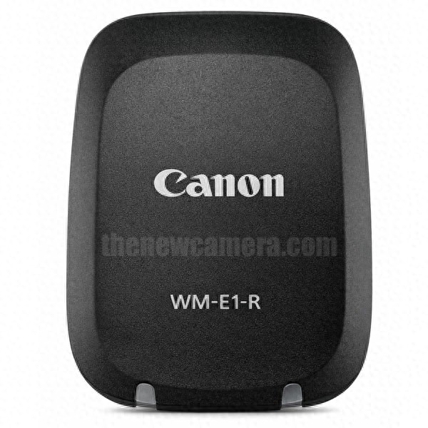 佳能无线麦克风WM-E1-R渲染图曝光：热靴直插+蓝牙传输