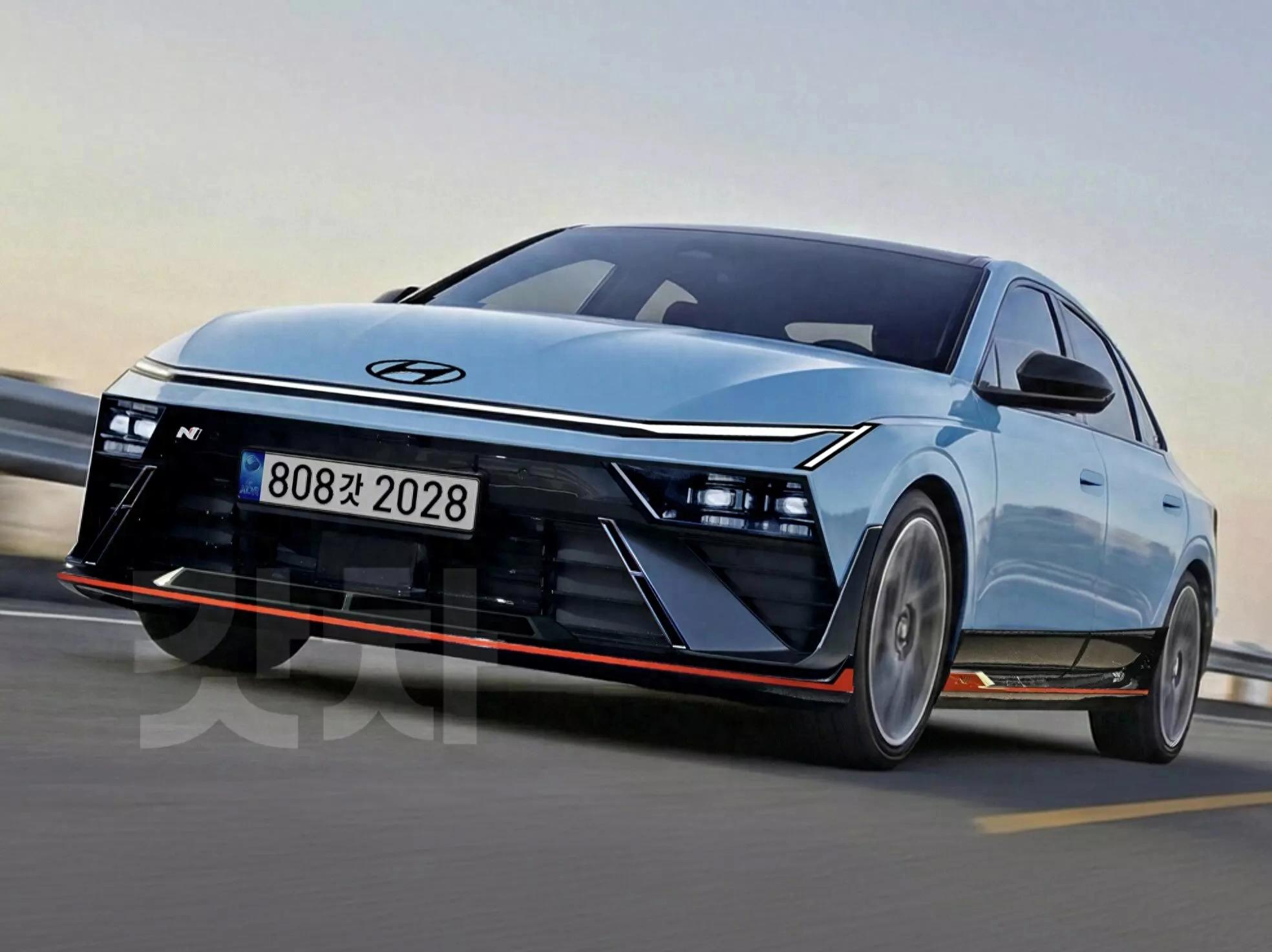 新车｜换2.5T混动系统？曝新一代现代伊兰特N假想图，外观变化大