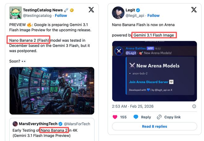 社交平台X上关于Nano Banana 2的猜测截取_社交平台X上关于Nano Banana 2的猜测截取_