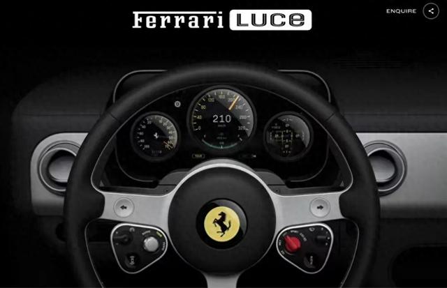 法拉利首款纯电Luce定名 苹果设计天团操刀 豪华电动车赛道迎新变局