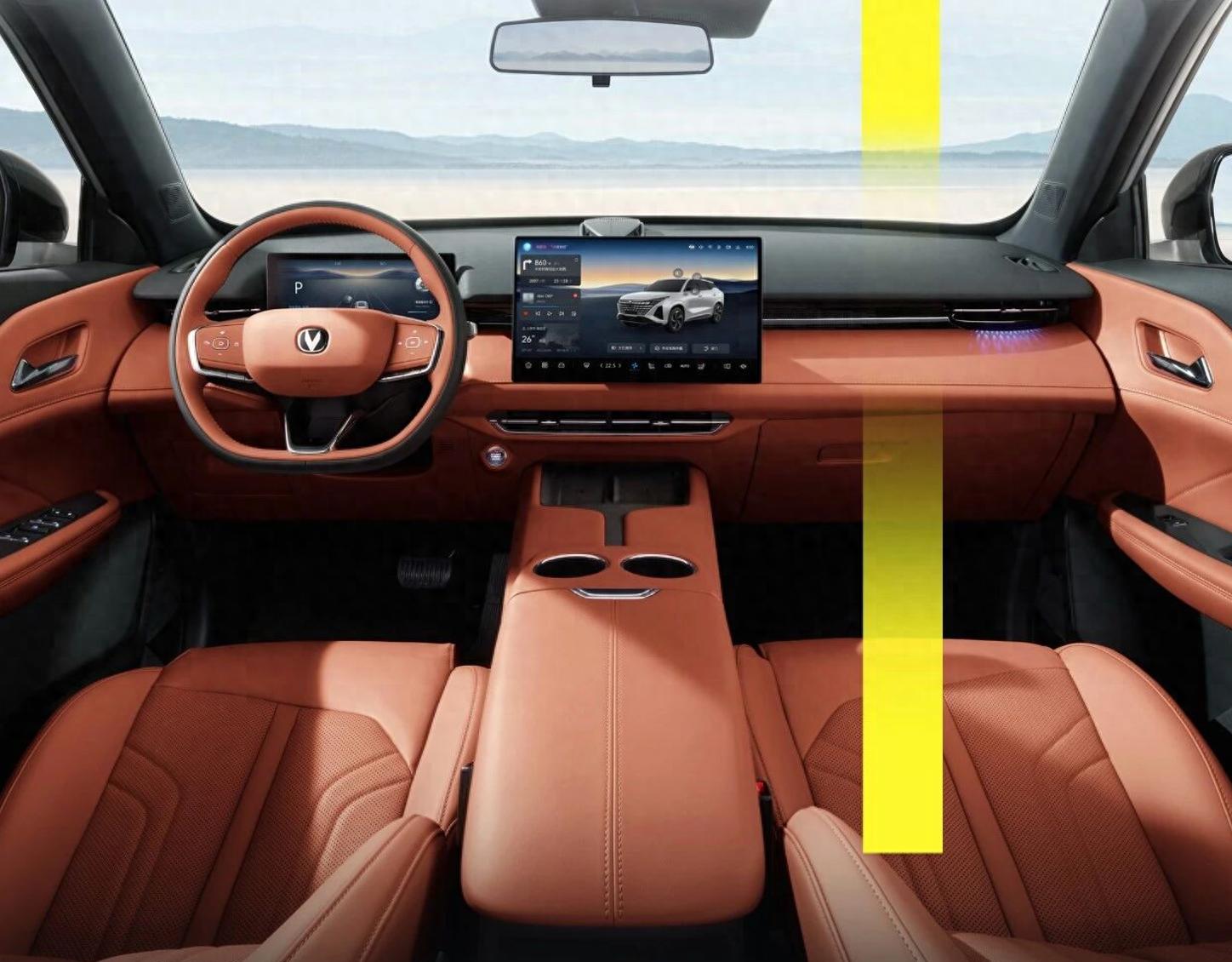 新车 | 插混紧凑型SUV/明日上市，2026款长安UNI-Z PHEV内饰官图