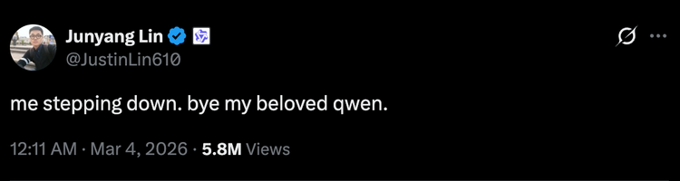 _林俊旸离开Qwen给AI公司们提出的五个问题_林俊旸离开Qwen给AI公司们提出的五个问题