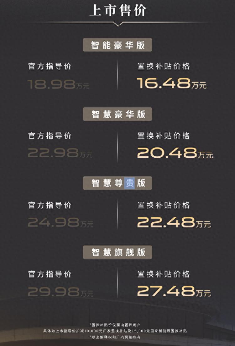 16.48万起 率先搭载896线激光雷达 昊铂A800正式上市