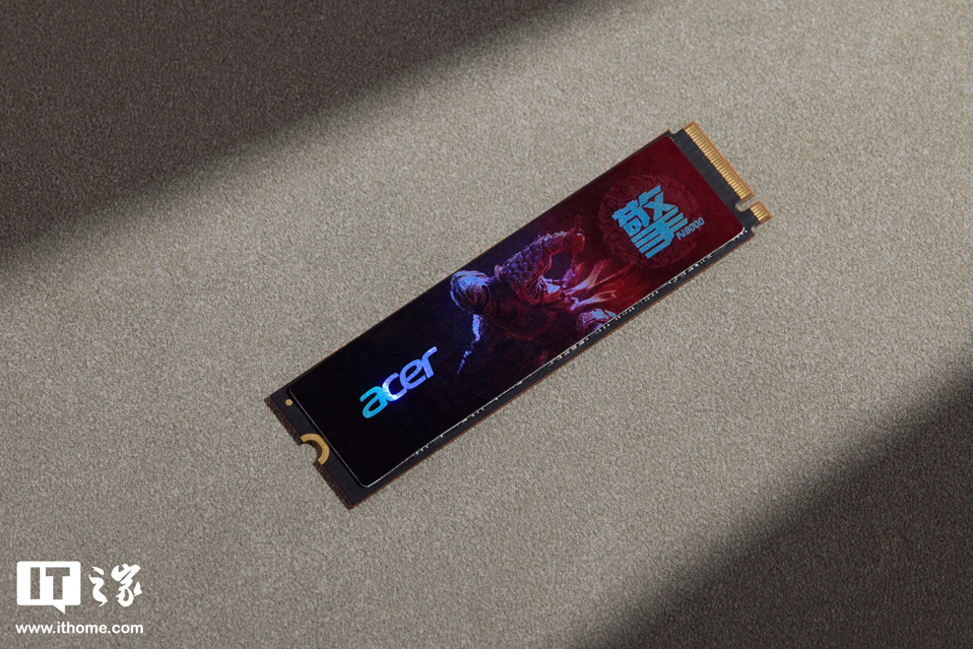 宏碁N8000 PCIe 5.0固态硬盘图赏：6nm主控超低功耗、11GB/s性能