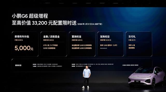 续航翻倍冲击,小鹏G6增程版18.68万,引发车主热议-有驾