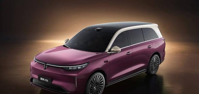 魏牌V9X造型美学首秀，中轴对称前脸融入东方美学，紫金双色定瓷曲面尽显中式韵味，六座旗舰用自研Hi4技术打破豪车偏见-有驾