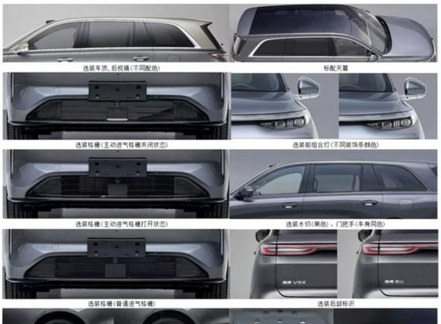 魏牌V9X造型美学首秀，中轴对称前脸融入东方美学，紫金双色定瓷曲面尽显中式韵味，六座旗舰用自研Hi4技术打破豪车偏见-有驾